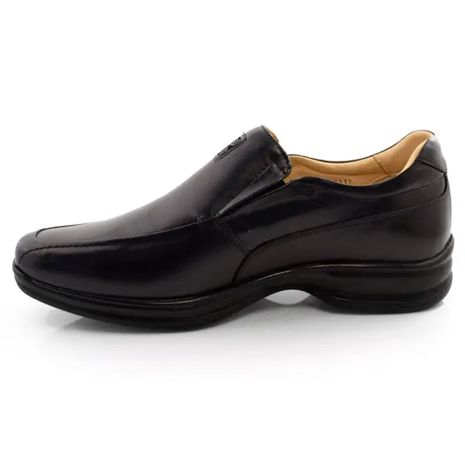 Sapato Social de Couro Jota Pe Space Preto 70804