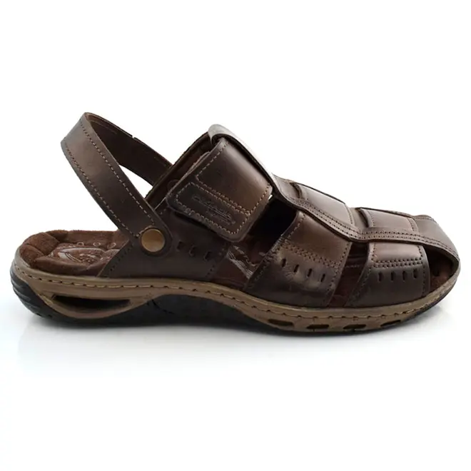 Papete Masculina de Couro Pegada Marrom 131669