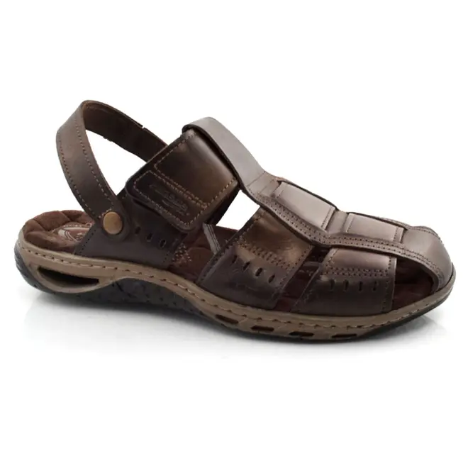 Papete Masculina de Couro Pegada Marrom 131669