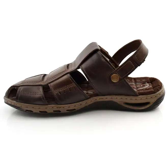 Papete Masculina de Couro Pegada Marrom 131669