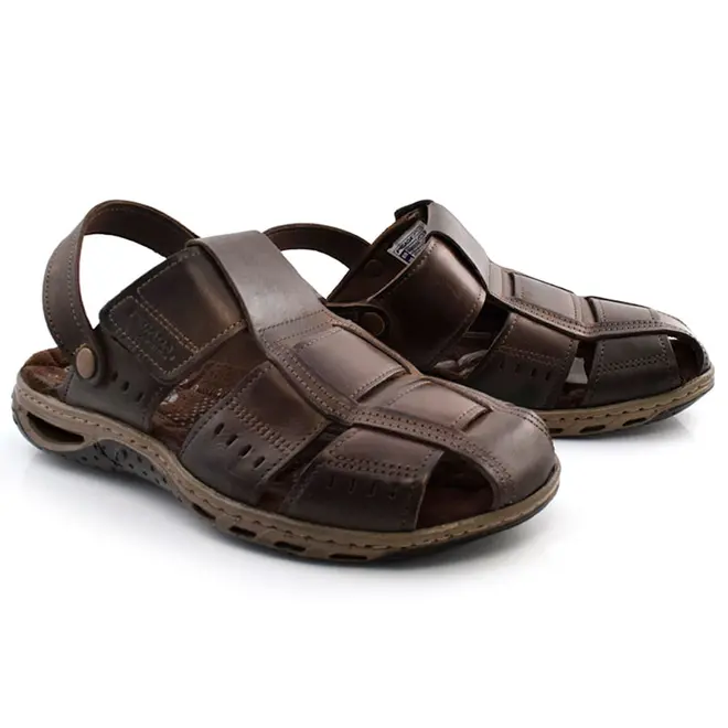 Papete Masculina de Couro Pegada Marrom 131669