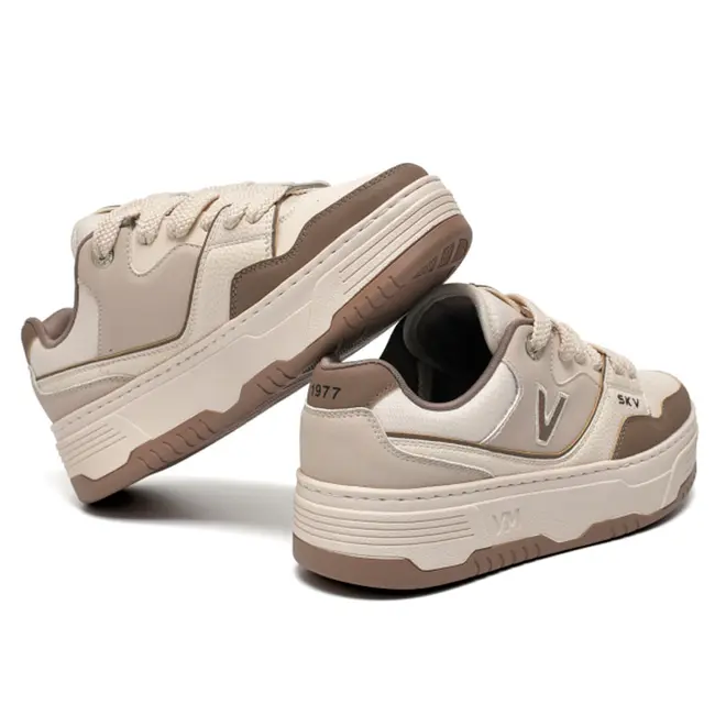 Tênis Casual Feminino Via Marte Bege 225-010-13