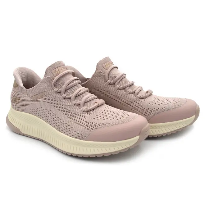 Tênis Feminino Skechers Bobs Squad 4 Rosa 117743