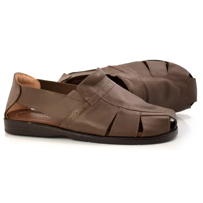 Papete de Couro Masculina Italianinho Marrom 34719