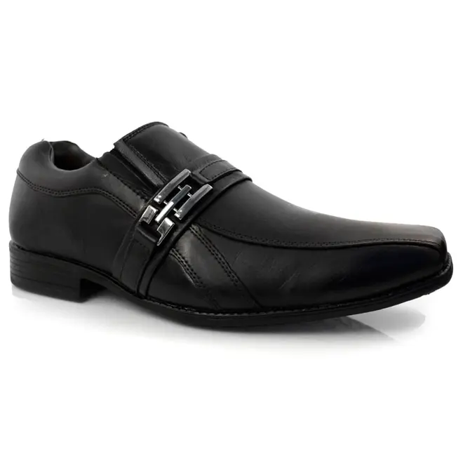 Sapato Masculino Zapattero Flex Preto 8010