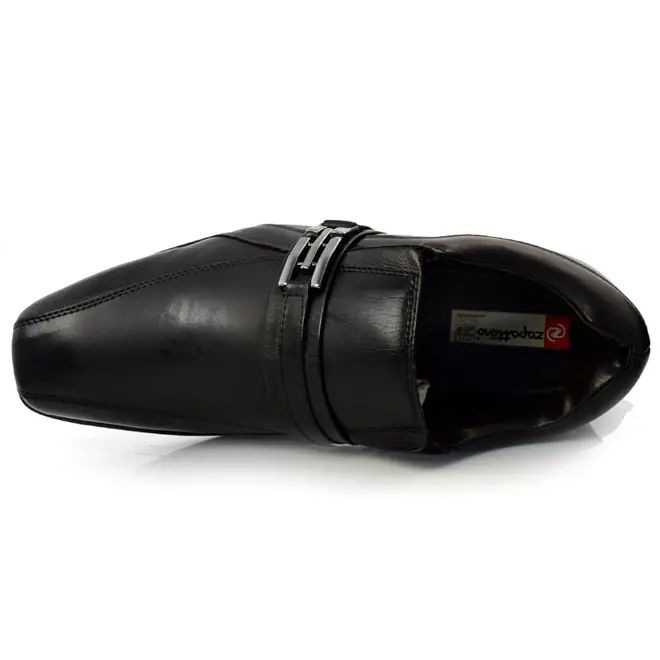 Sapato Masculino Zapattero Flex Preto 8010