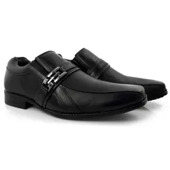 Sapato Masculino Zapattero Flex Preto 8010