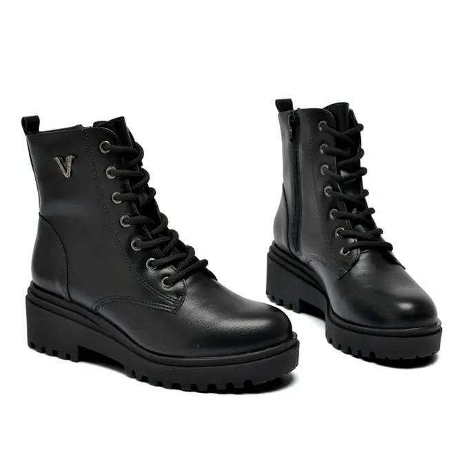 Coturno Feminino Via Marte Preto 009-011-01