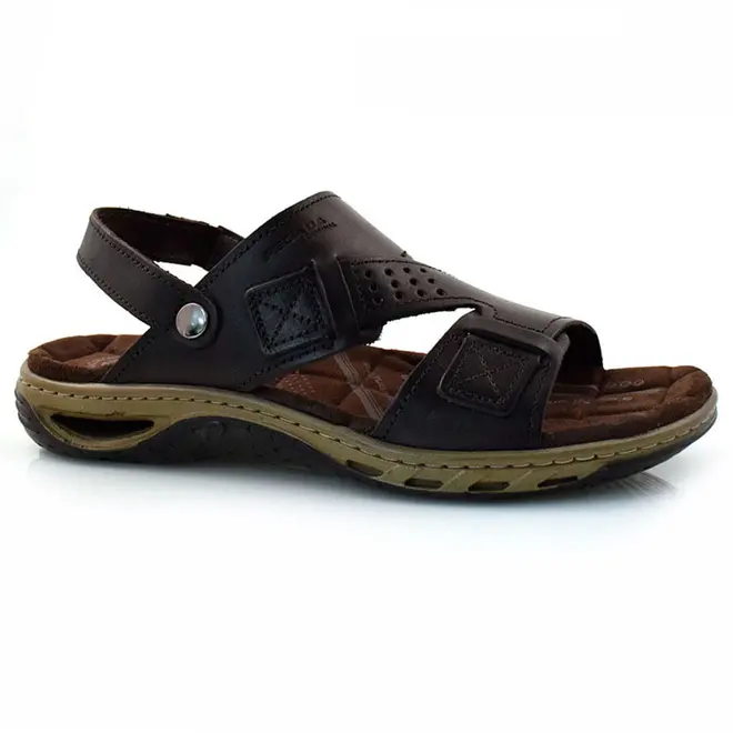 Papete Masculina de Couro Pegada Marrom 131662