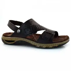Papete Masculina de Couro Pegada Marrom 131662