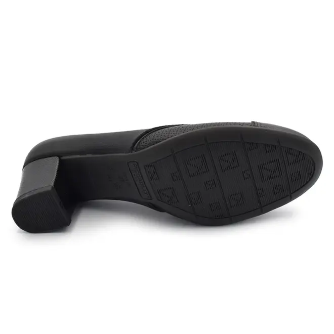 Scarpin de Salto Bloco Feminino Piccadilly Preto 110198