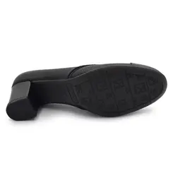 Scarpin de Salto Bloco Feminino Piccadilly Preto 110198