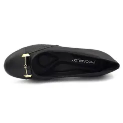 Scarpin de Salto Bloco Feminino Piccadilly Preto 110198