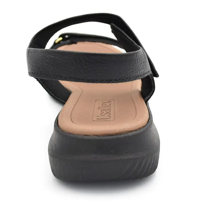 Papete de Couro Feminina Usaflex Preto AP26001