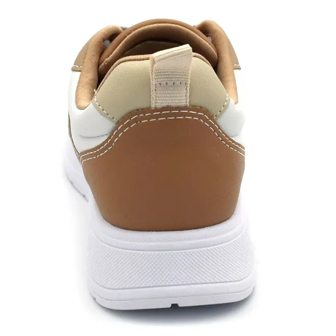 Tênis Casual Feminino Comfortflex Bege 2648303