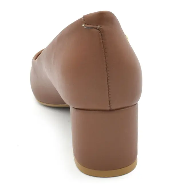 Scarpin de Salto Bloco Vizzano Caramelo 1220315-7286