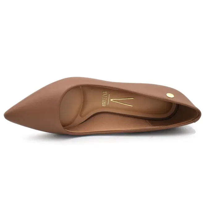 Scarpin de Salto Bloco Vizzano Caramelo 1220315-7286