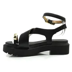 Sandália Flat Feminina Vizzano Preto 6499.122.7286