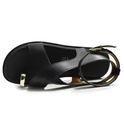 Sandália Flat Feminina Vizzano Preto 6499.122.7286