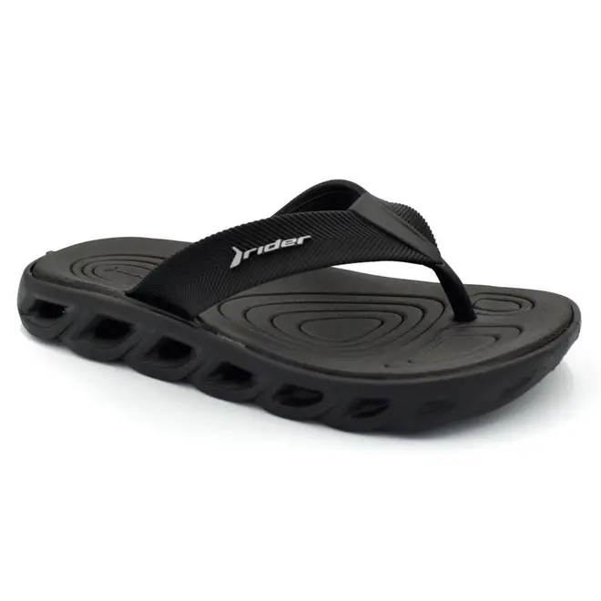 Chinelo Masculino Rider Power Preto 12623