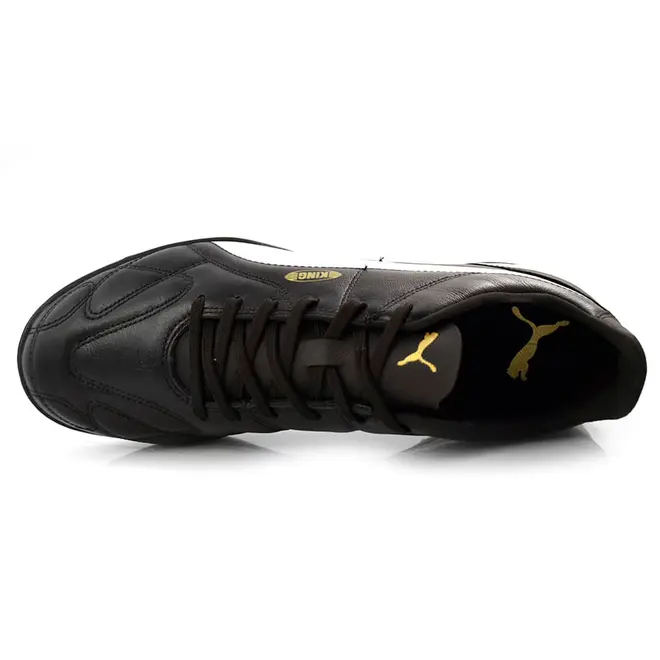 Chuteira Society de Couro Puma King Preto 106456