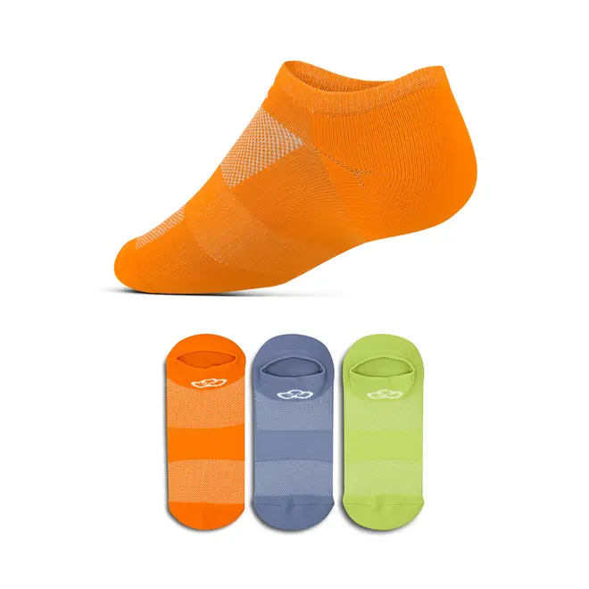 Meia Cano Invisível Neon Pacote c/ 3 pares Olympikus