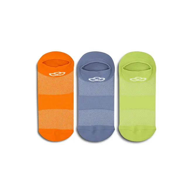 Meia Cano Invisível Neon Pacote c/ 3 pares Olympikus