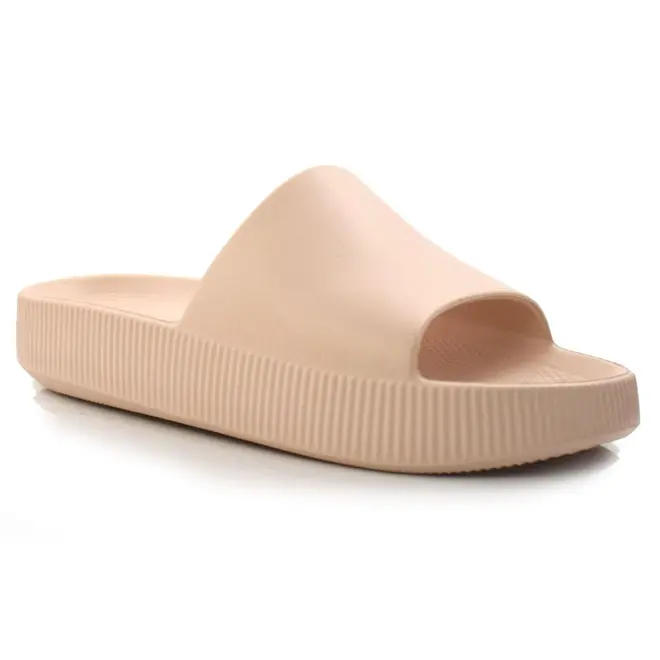 Chinelo Slide Nuvem Usaflex Creme AG0501