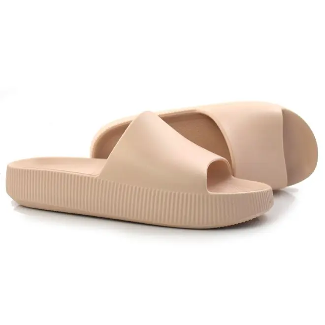Chinelo Slide Nuvem Usaflex Creme AG0501