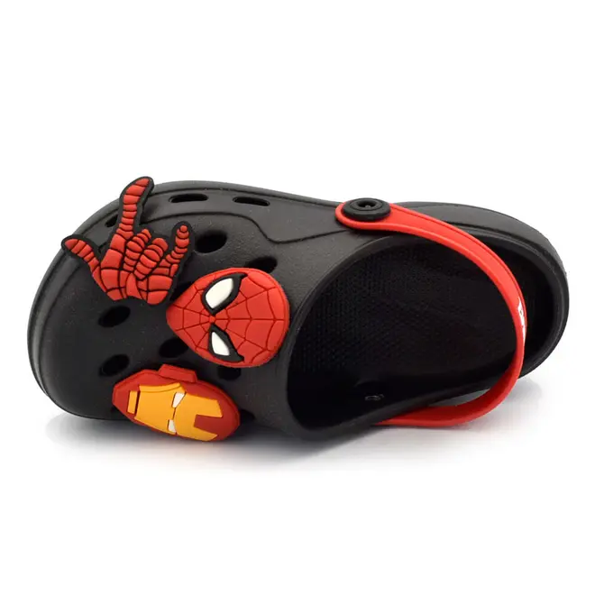 Babuche de Menino Grendene Marvel do 27 ao 34 Preto 23463