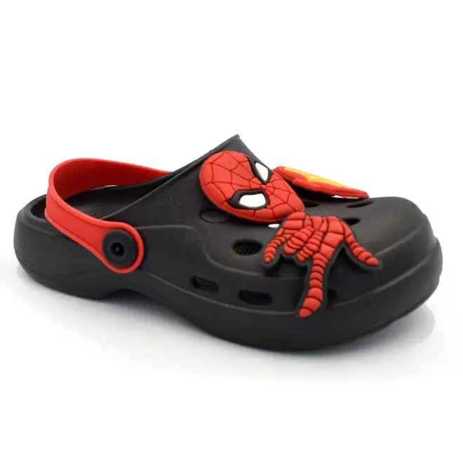 Babuche de Menino Grendene Marvel do 27 ao 34 Preto 23463