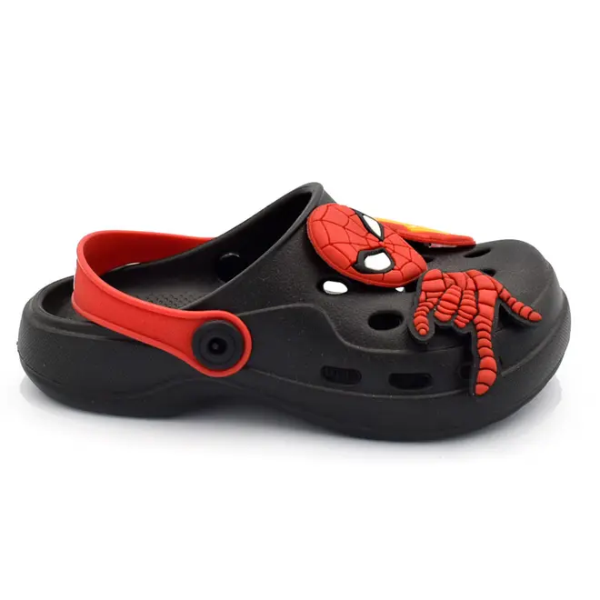 Babuche de Menino Grendene Marvel do 27 ao 34 Preto 23463