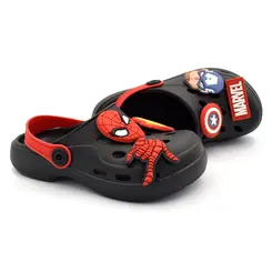 Babuche de Menino Grendene Marvel do 27 ao 34 Preto 23463