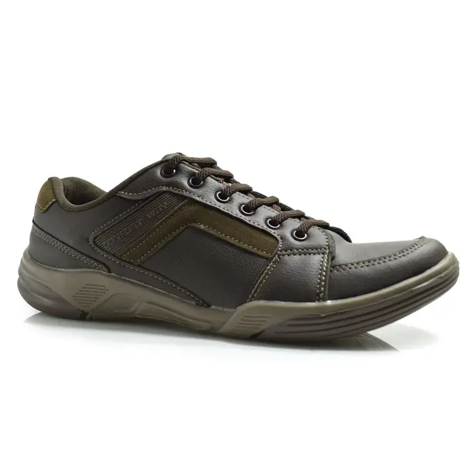 Sapatênis Masculino Confort Way Marrom 602502