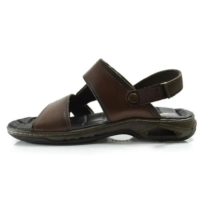 Sandália de Couro Masculina Pegada  Marrom 133234