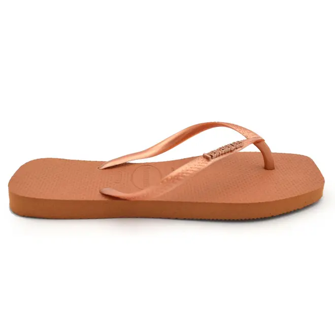 Chinelo Feminino Havaianas Slim Square Laranja 4148257