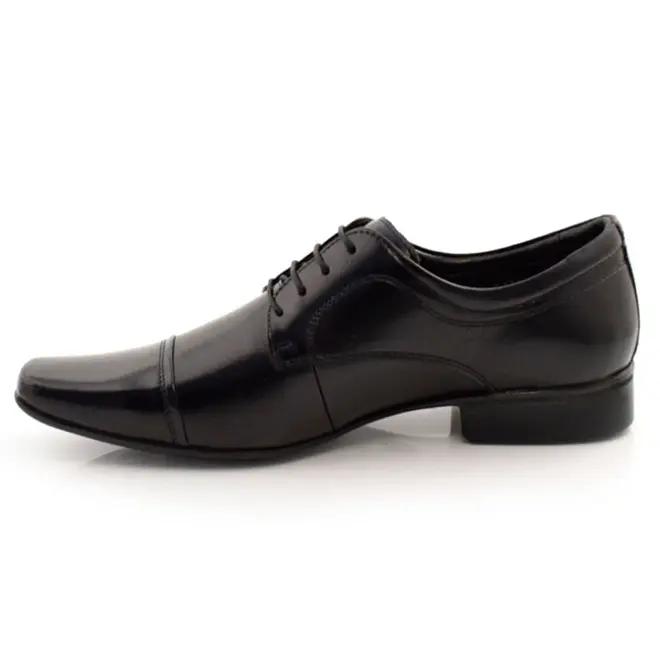 Sapato Social de Couro Jota Pe Air Vinitti Preto 77600