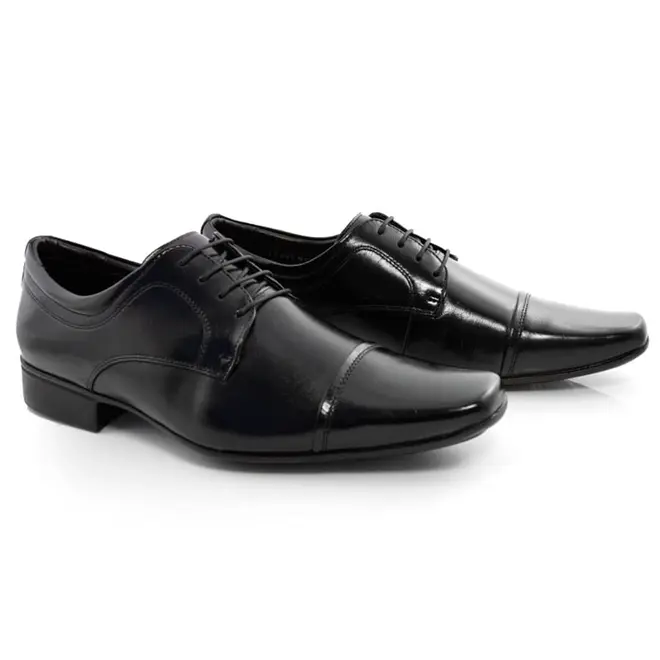 Sapato Social de Couro Jota Pe Air Vinitti Preto 77600