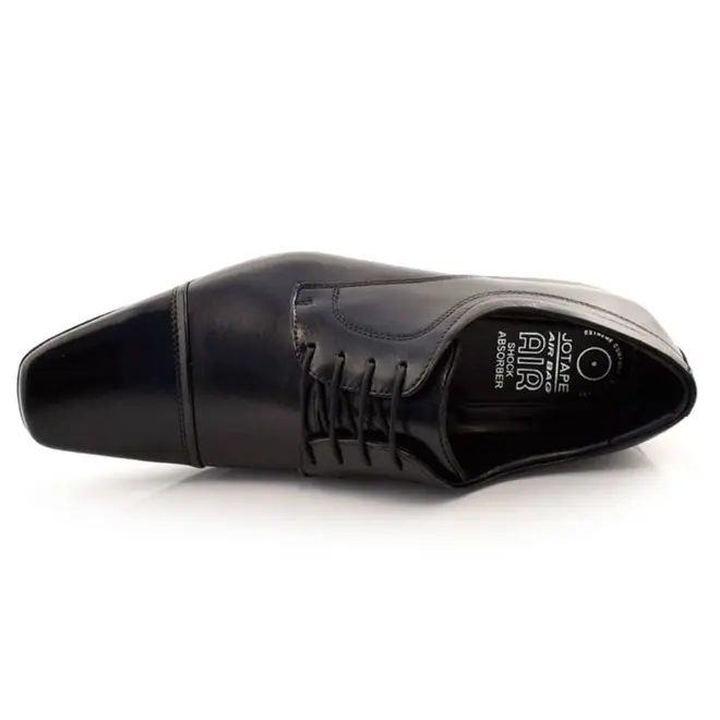 Sapato Social de Couro Jota Pe Air Vinitti Preto 77600