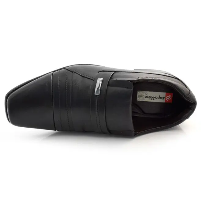Sapato Social de Couro Zapattero Preto 8268