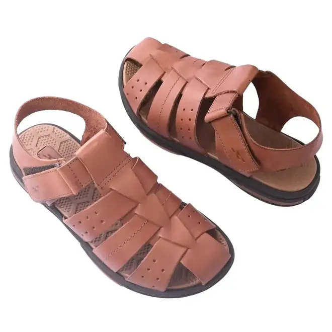 Sandália Flat Masculina Itapuã - Marrom