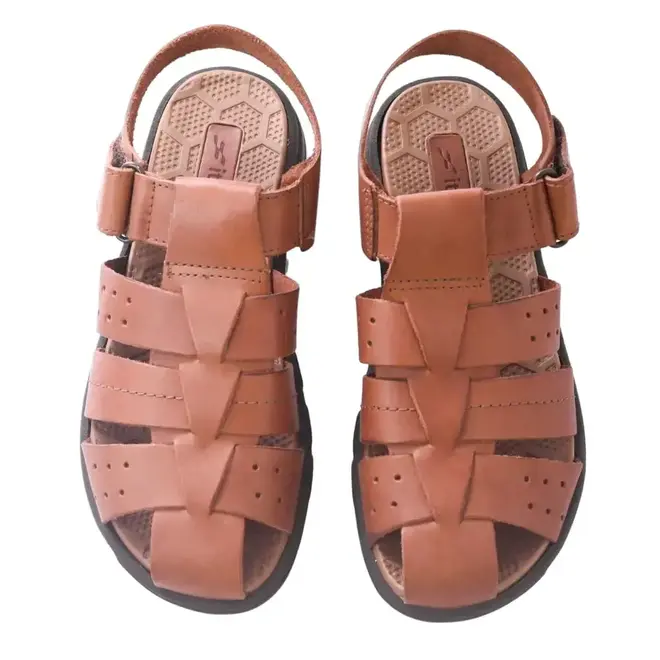 Sandália Flat Masculina Itapuã - Marrom