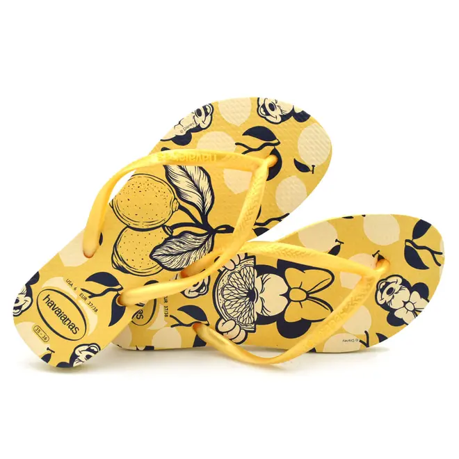 Chinelo Havaianas Slim Disney Amarelo 4141203