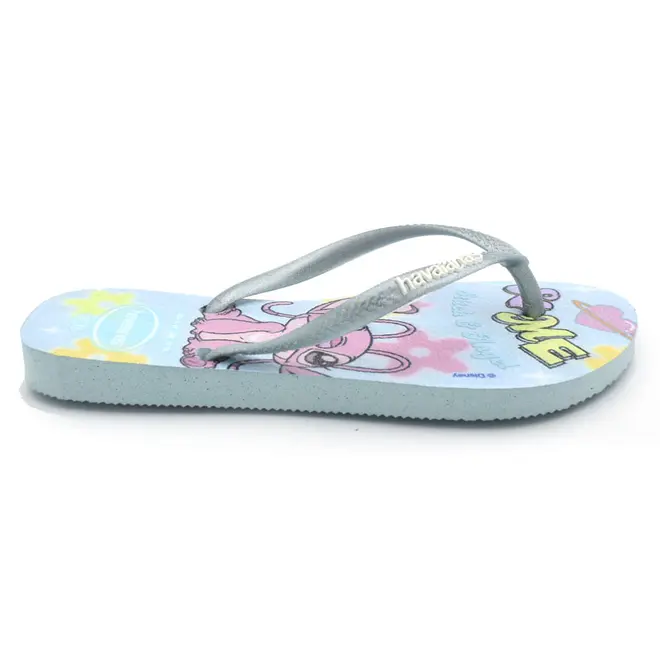 Chinelo Infantil Havaianas Slim Disney Azul 4150250 INF