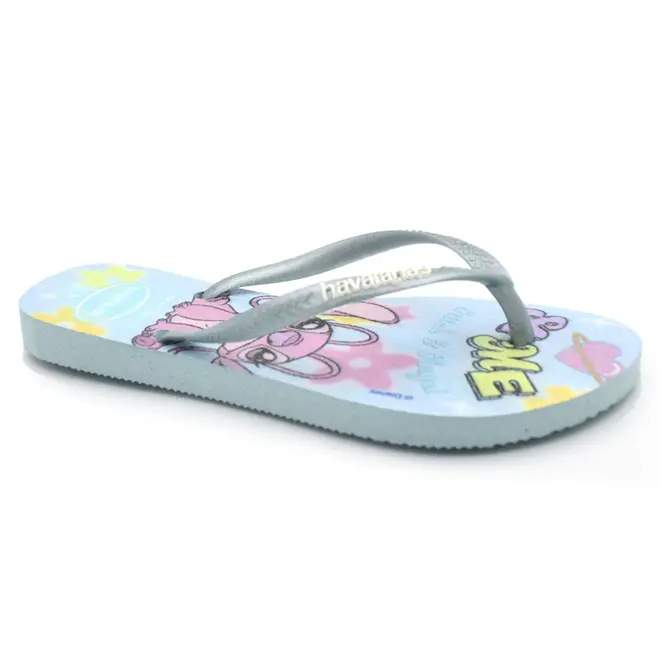Chinelo Infantil Havaianas Slim Disney Azul 4150250 INF
