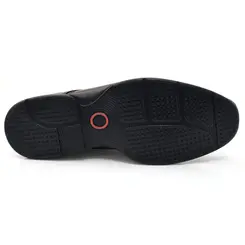 Sapato Social de Couro Democrata Air Sport Preto 448026