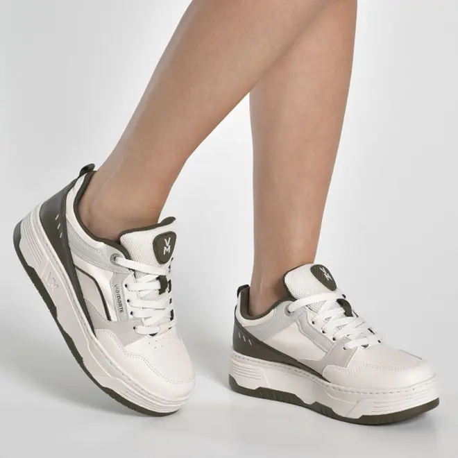 Tênis Casual Feminino Via Marte Creme 368-001-14