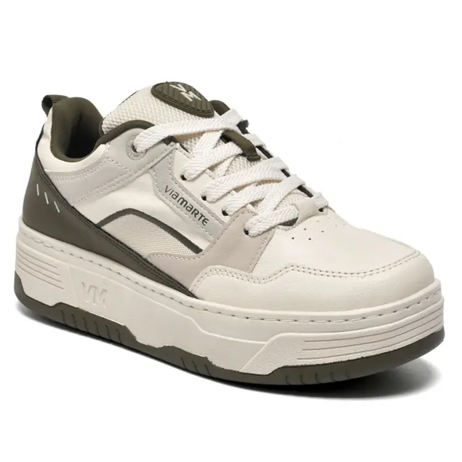 Tênis Casual Feminino Via Marte Creme 368-001-14