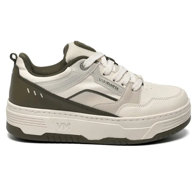 Tênis Casual Feminino Via Marte Creme 368-001-14