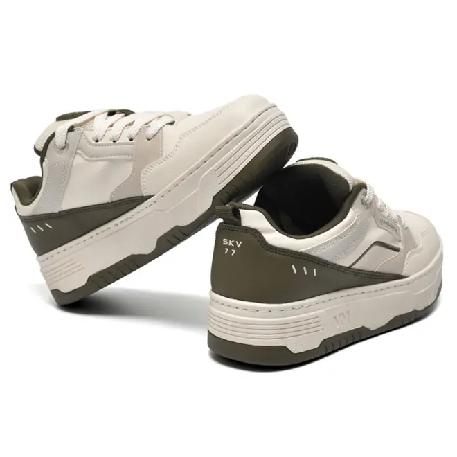 Tênis Casual Feminino Via Marte Creme 368-001-14